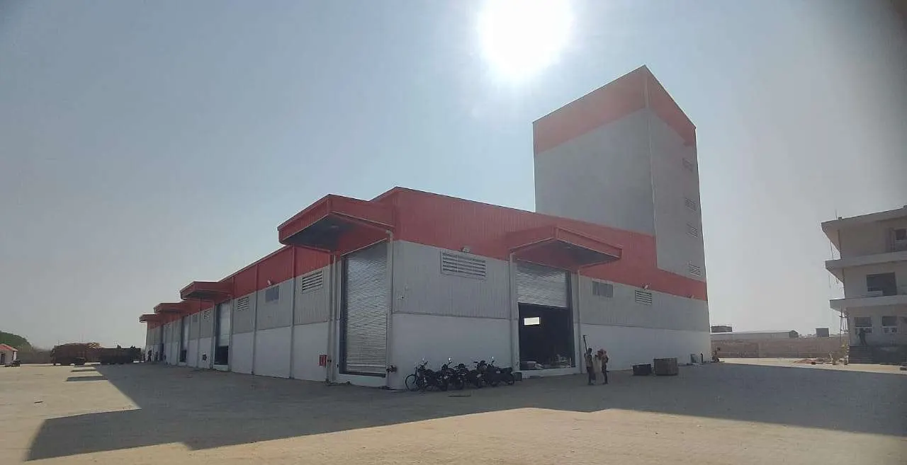 Site photograph of the Gripwel Industries facility under ProStructure project management