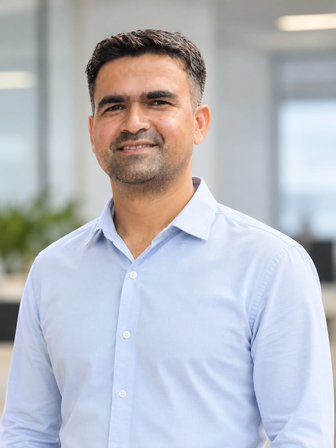 Portrait of Sandeep Sharma, Project Manager